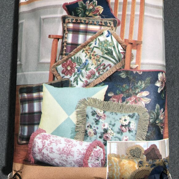Simplicity 9683 HOME Pillow Pattern Design Your Own Cushions Fringe Trim - Picture 5 of 8
